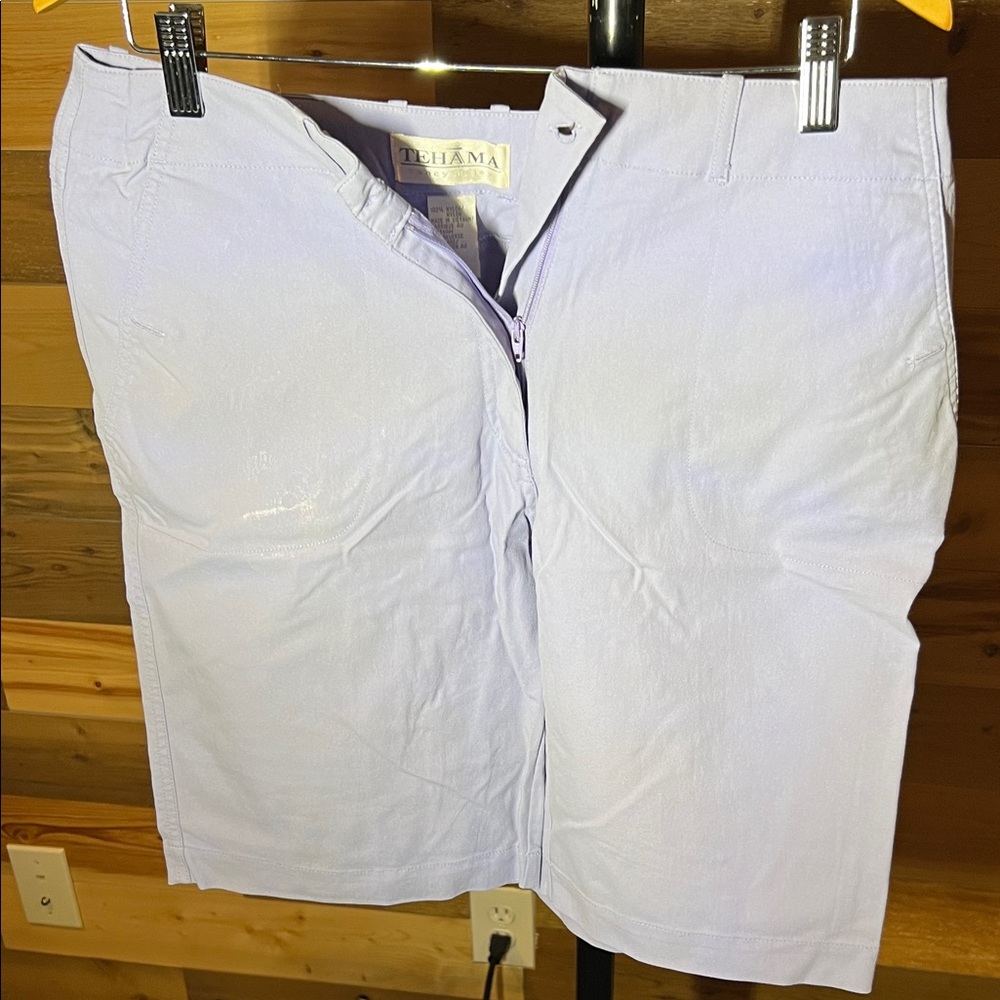 TEHAMA Light Purple Golf Shorts